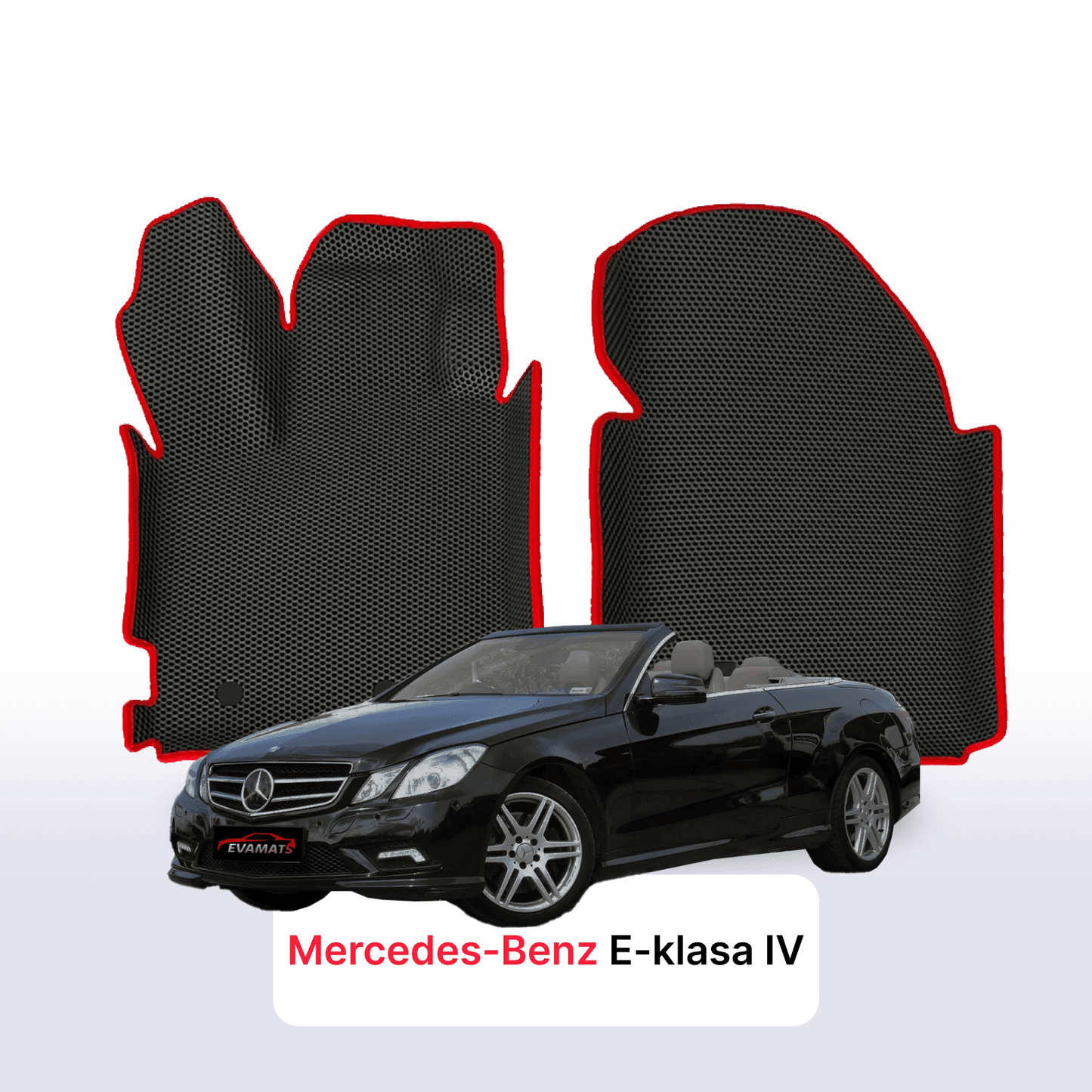 Autokoberce EVAMATS pro Mercedes-Benz E-class 4 gen (W212) 2009 – 2016 rok CABRIO