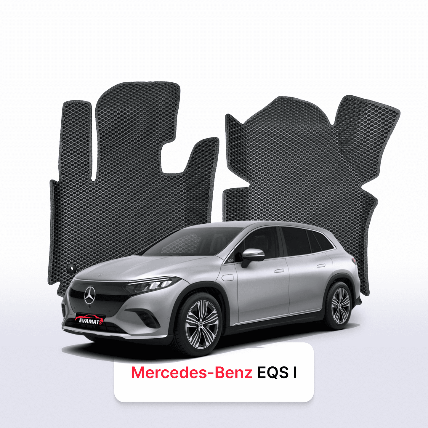 Autokoberce EVAMATS pro Mercedes-Benz EQS 1 gen (X296) 2022-2026 r. SUV