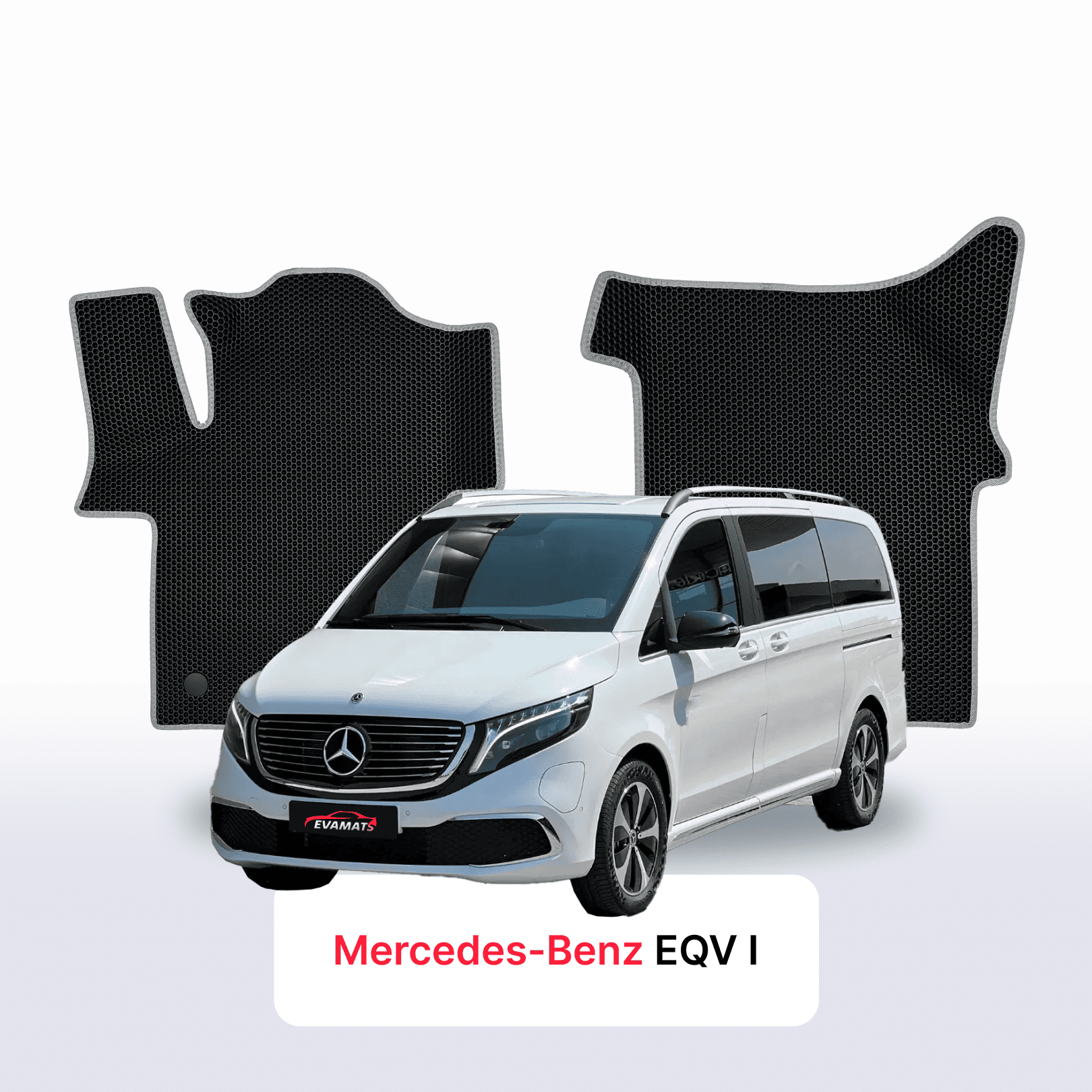 Autokoberce EVA pro Mercedes-Benz EQV (N447) 1 gen 2019-2028 r. MINIVAN