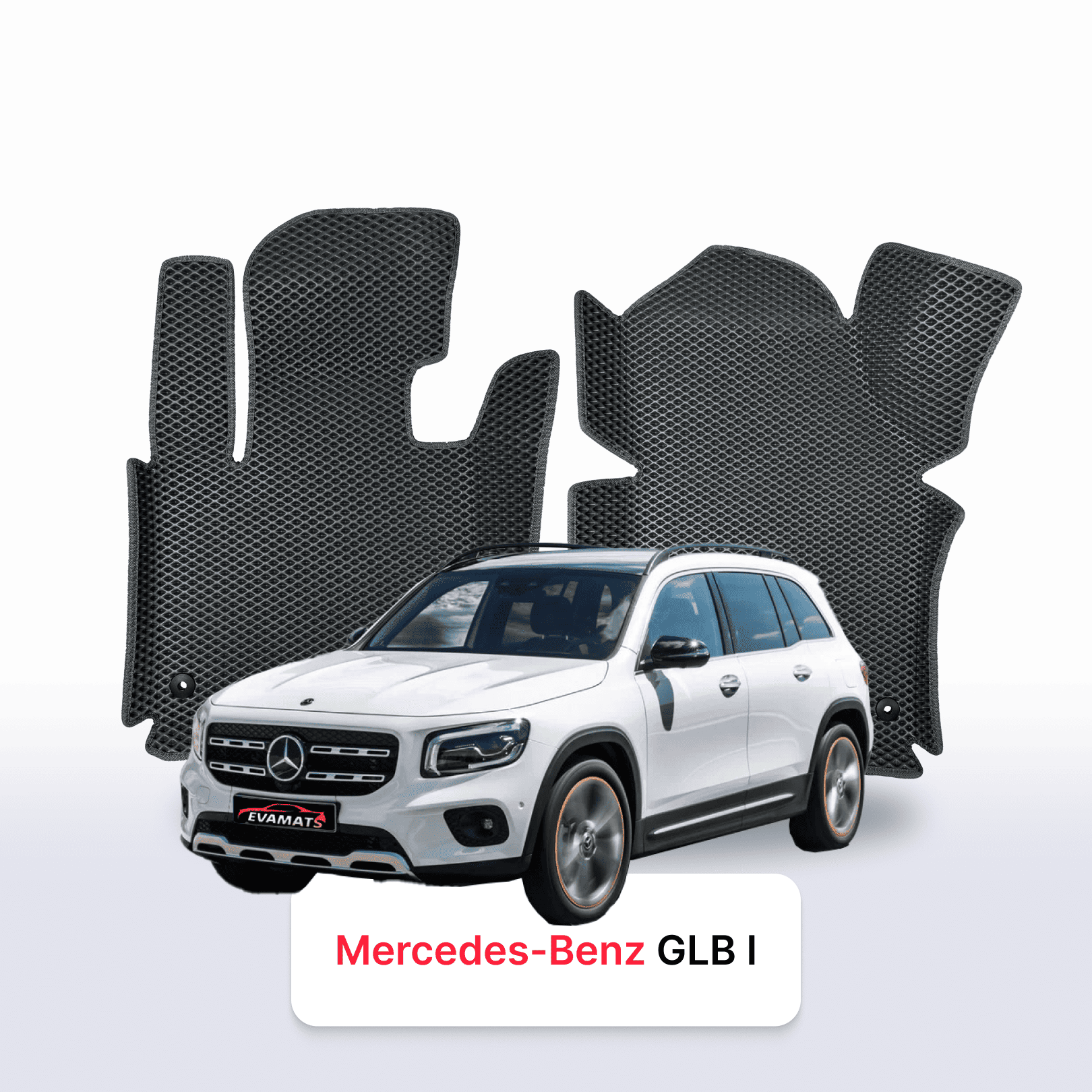 Autokoberce EVAMATS pro Mercedes-Benz GLB (X247) 2019-2027 r. SUV 5 dveří