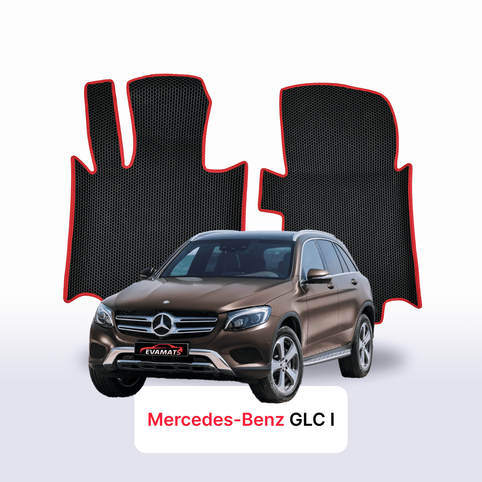 Autokoberce EVAMATS pro Mercedes-Benz GLC(X253) 1 gen 2015-2022 r. SUV 5 dveří