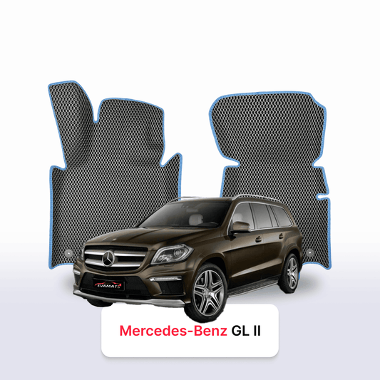 Autokoberce EVAMATS pro Mercedes-Benz GL 2 gen (X166) 2012 – 2015 rok SUV 7 míst