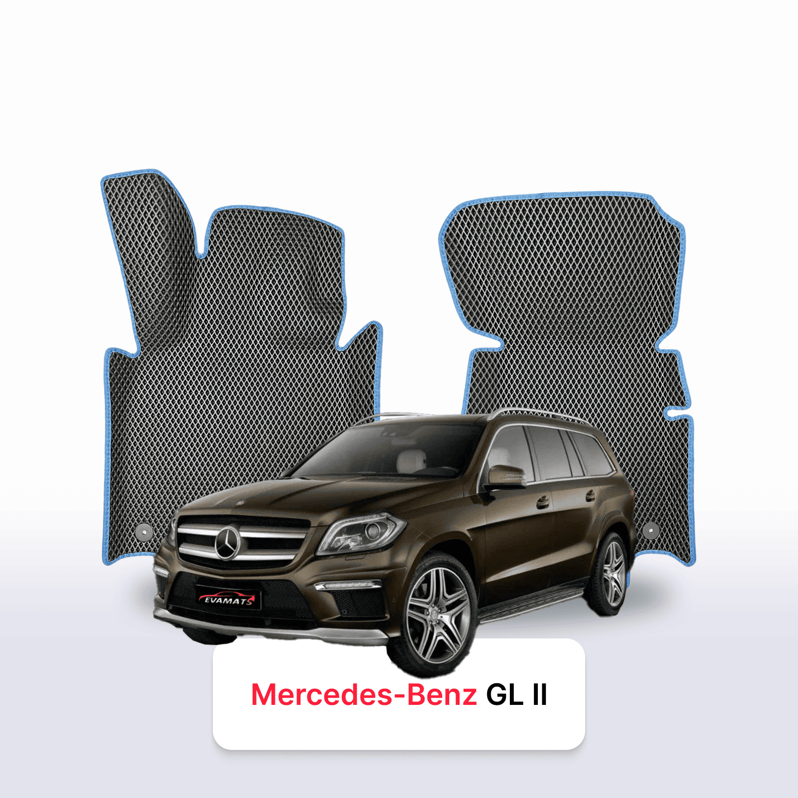 Autokoberce EVA pro Mercedes-Benz GL 2 gen (X166) 2012-2015 r. SUV 5 dveří