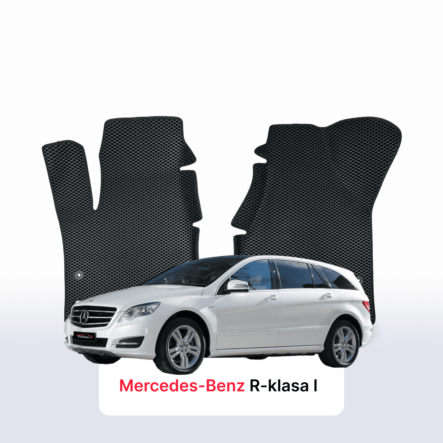 Autokoberce EVAMATS pro Mercedes-Benz R-klasa (W251) 2005-2013 r. LONG Minivan 7 míst