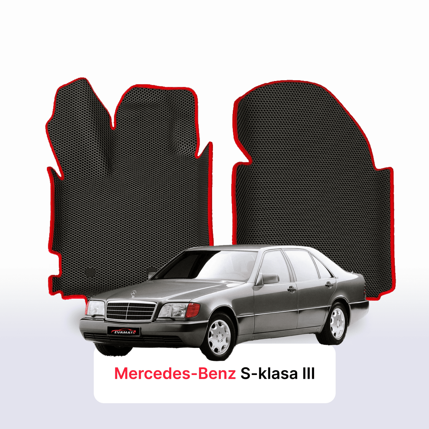Autokoberce EVAMATS pro Mercedes-Benz S-class 3 gen (W140) 1991 – 1998 rok LONG SEDAN