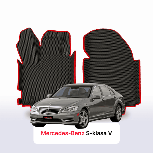 Autokoberce EVAMATS pro Mercedes-Benz S-class 5 gen (W221) 2005 – 2013 rok LONG SEDAN