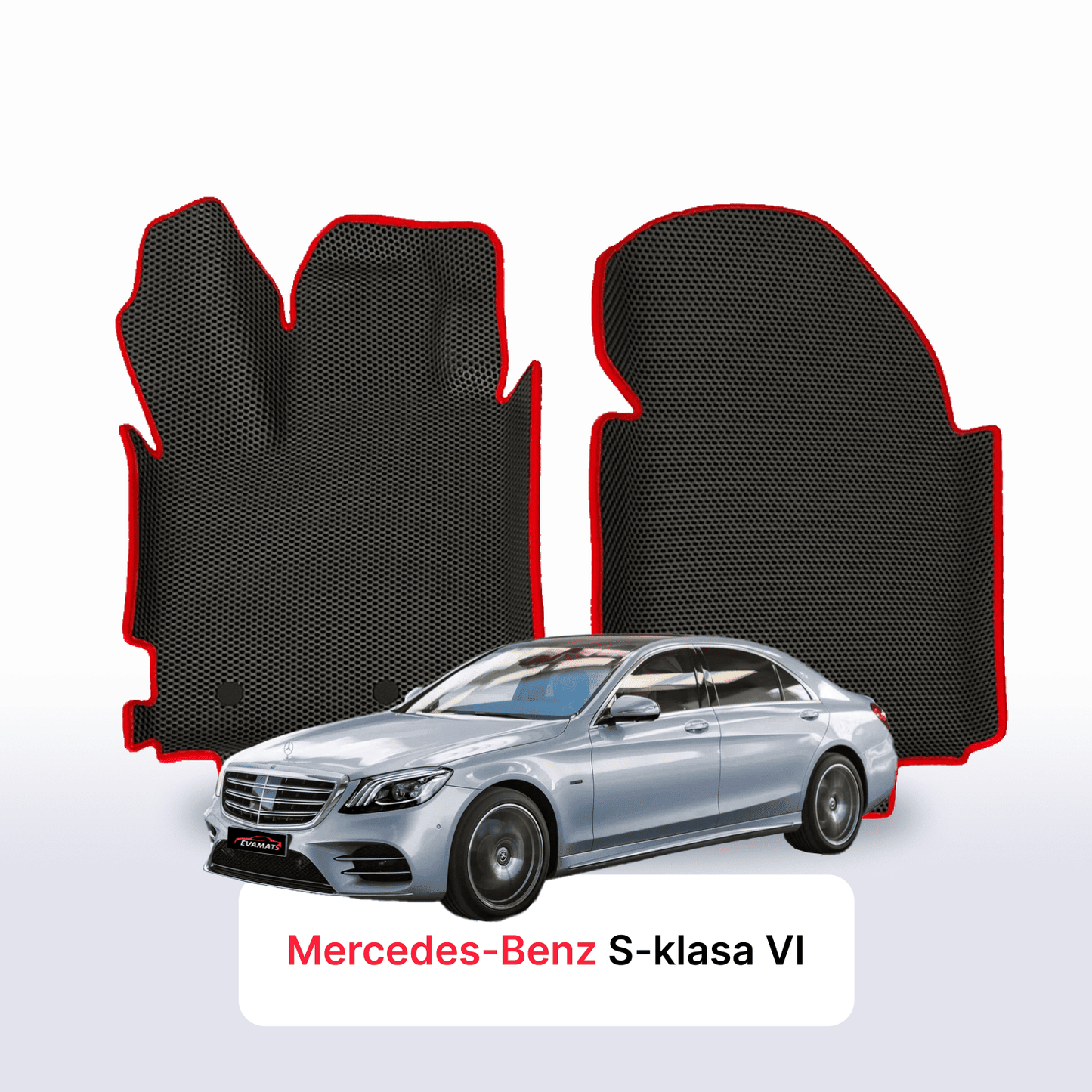 Autokoberce EVAMATS pro Mercedes-Benz S-class 6 gen (W222) 2013 – 2020 rok LONG SEDAN