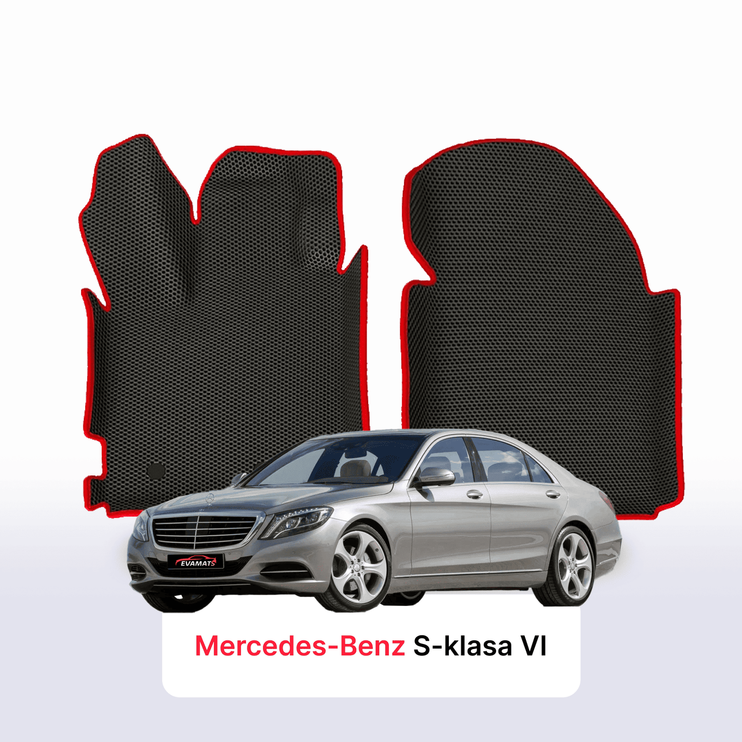 Autokoberce EVAMATS pro Mercedes-Benz S-class 6 gen (W222) 2013 – 2020 rok SEDAN