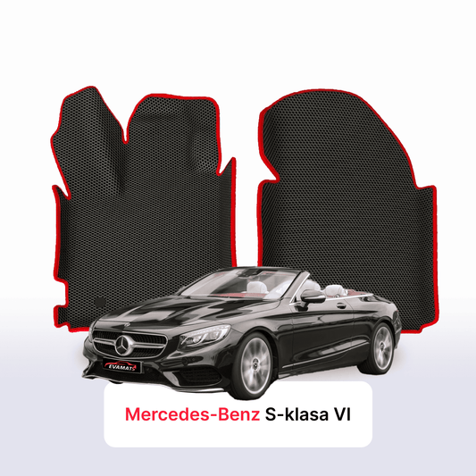 Autokoberce EVAMATS pro Mercedes-Benz S-class 6 gen (W222) 2013 – 2020 rok CABRIO