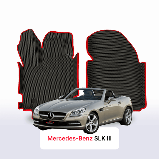 Autokoberce EVAMATS pro Mercedes-Benz SLK 3 gen (R172) 2011 – 2020 rok COUPE-CABRIO