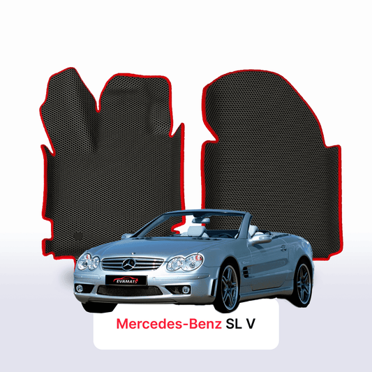 Autokoberce EVAMATS pro Mercedes-Benz SL 5 gen (R230) 2001 – 2011 rok COUPE-CABRIO
