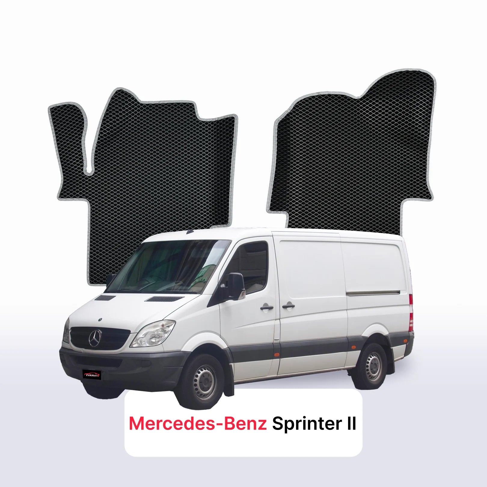 Autokoberce EVAMATS pro Mercedes-Benz Sprinter 2 gen (W906) 2006-2019 r. DODÁVKA