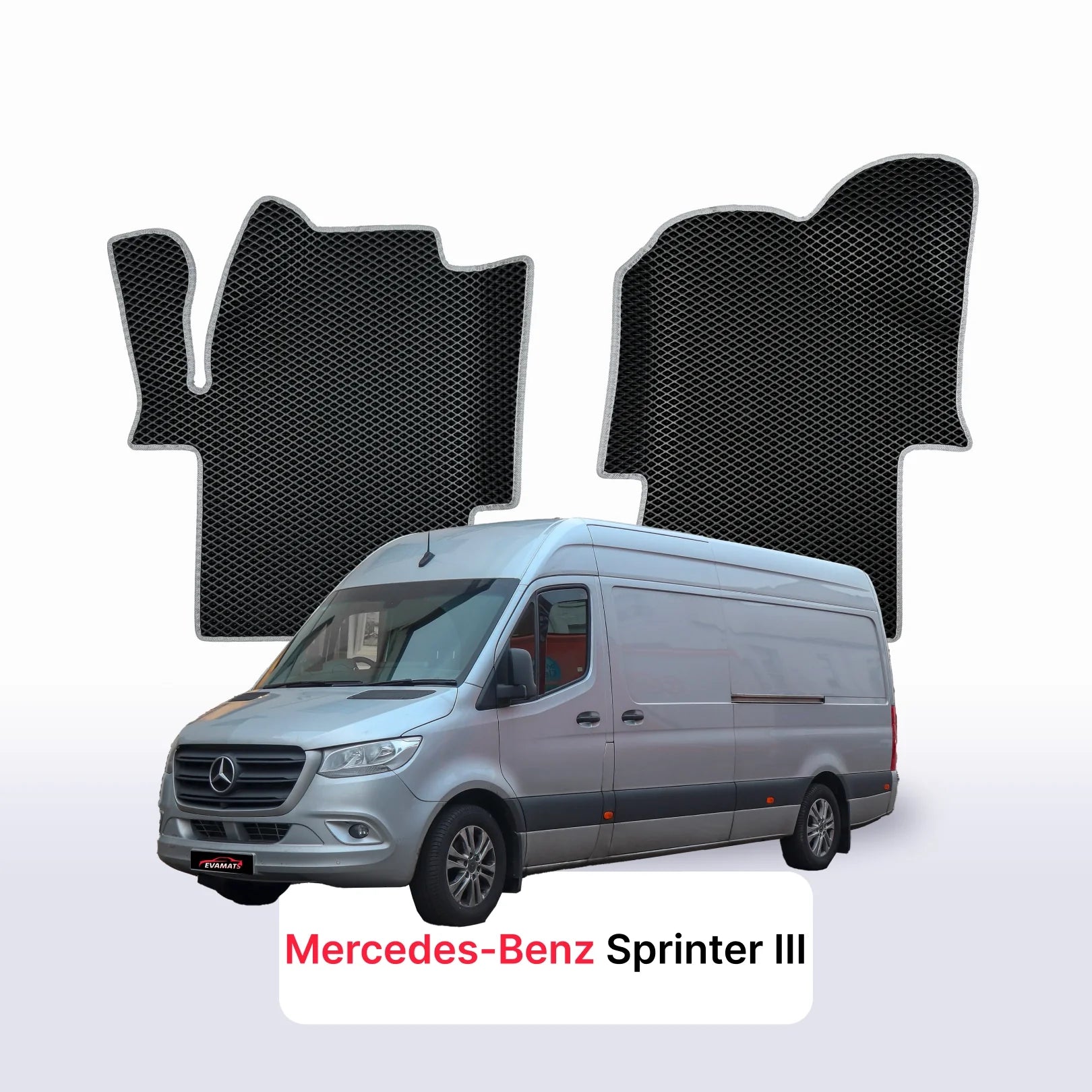 Autokoberce EVAMATS pro Mercedes-Benz Sprinter 3 gen (W907/W910) 2018-2027 r. DODÁVKA