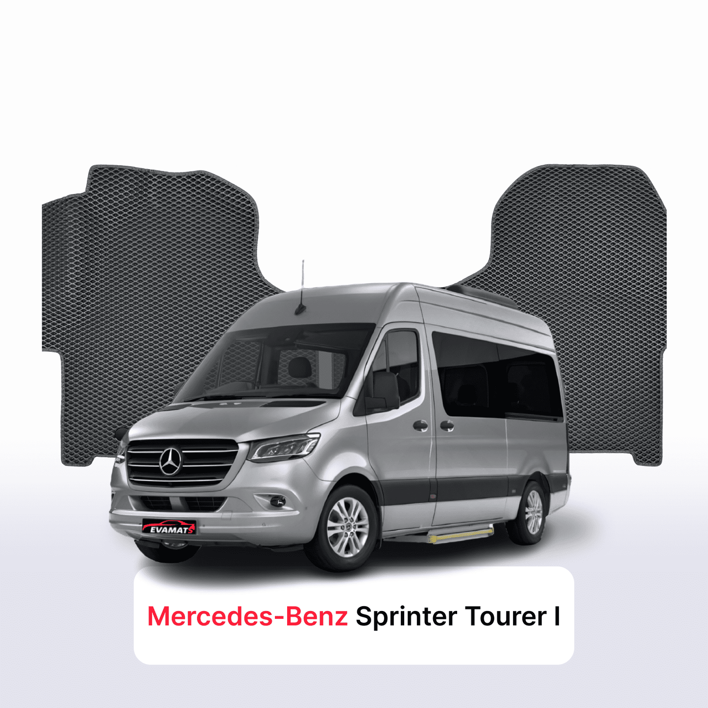 Autokoberce EVAMATS pro Mercedes-Benz Sprinter Tourer 1 gen 2018-2025 r. MINIBUS
