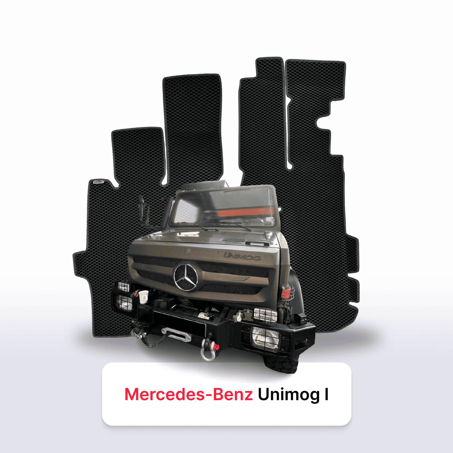 Autokoberce EVA pro Mercedes-Benz Unimog U4000 1 gen 2003-2013 r. NÁKLADNÍ AUTO