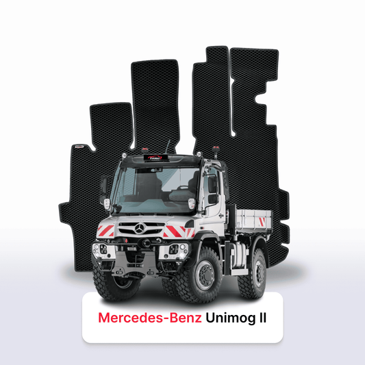 Autokoberce EVAMATS pro Mercedes-Benz Unimog U423 2. generace 2013-2026 rok NÁKLADNÍ AUTOMOBIL