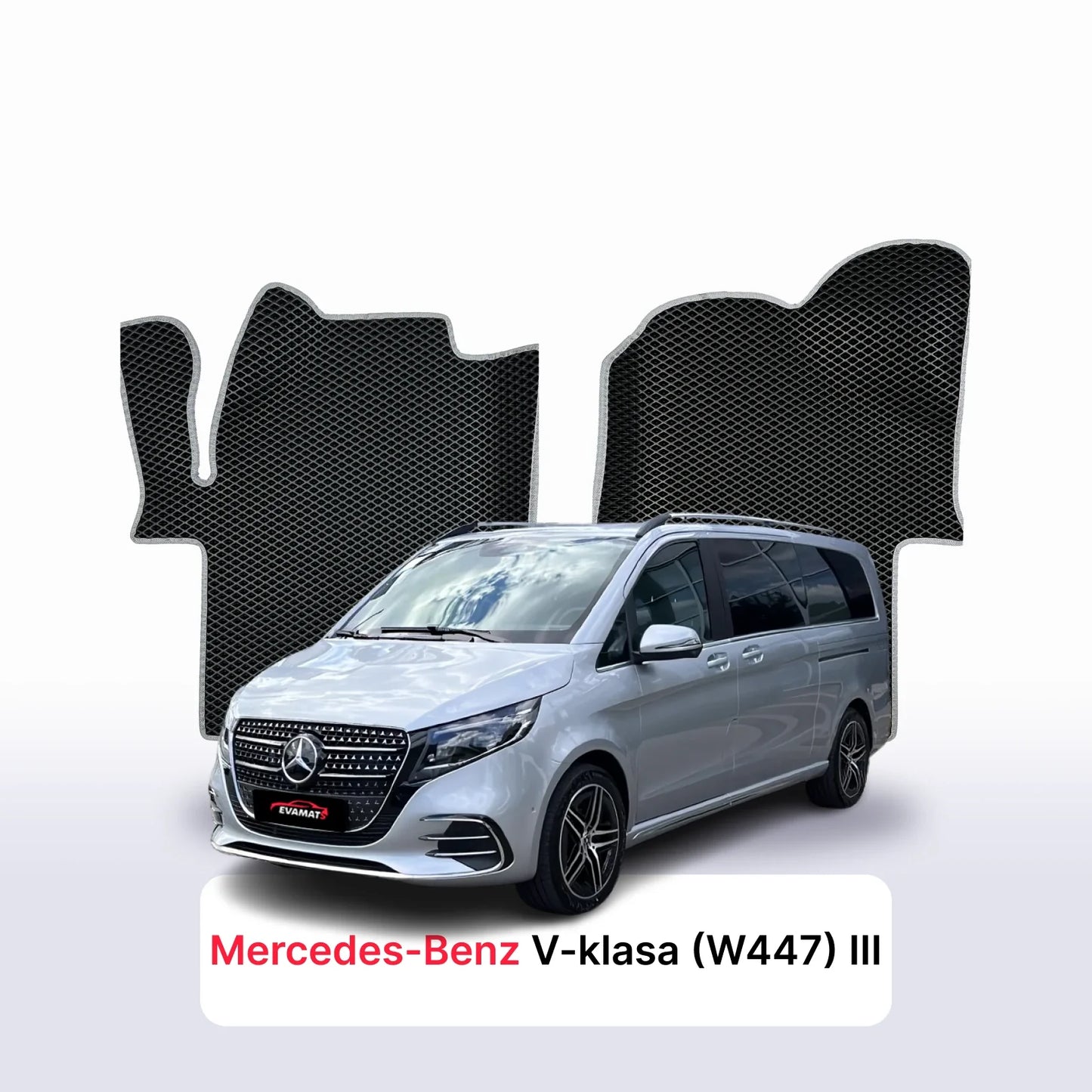 Autokoberce EVA pro Mercedes-Benz V-klasa (W447) 3 gen 2024-2028 r. MINIBUSExclusive