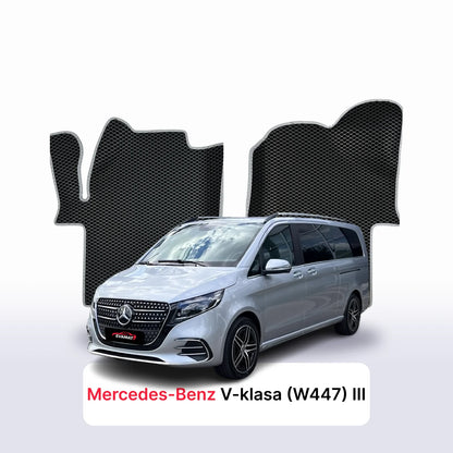 Autokoberce EVA pro Mercedes-Benz V-klasa (W447) 3 gen 2024-2028 r. MINIBUSExclusive