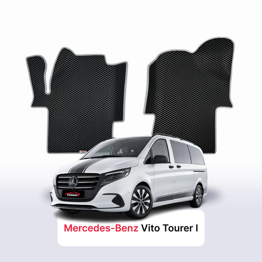 Autokoberce EVAMATS pro Mercedes-Benz Vito Tourer 1. generace 2014-2025 rok BUS