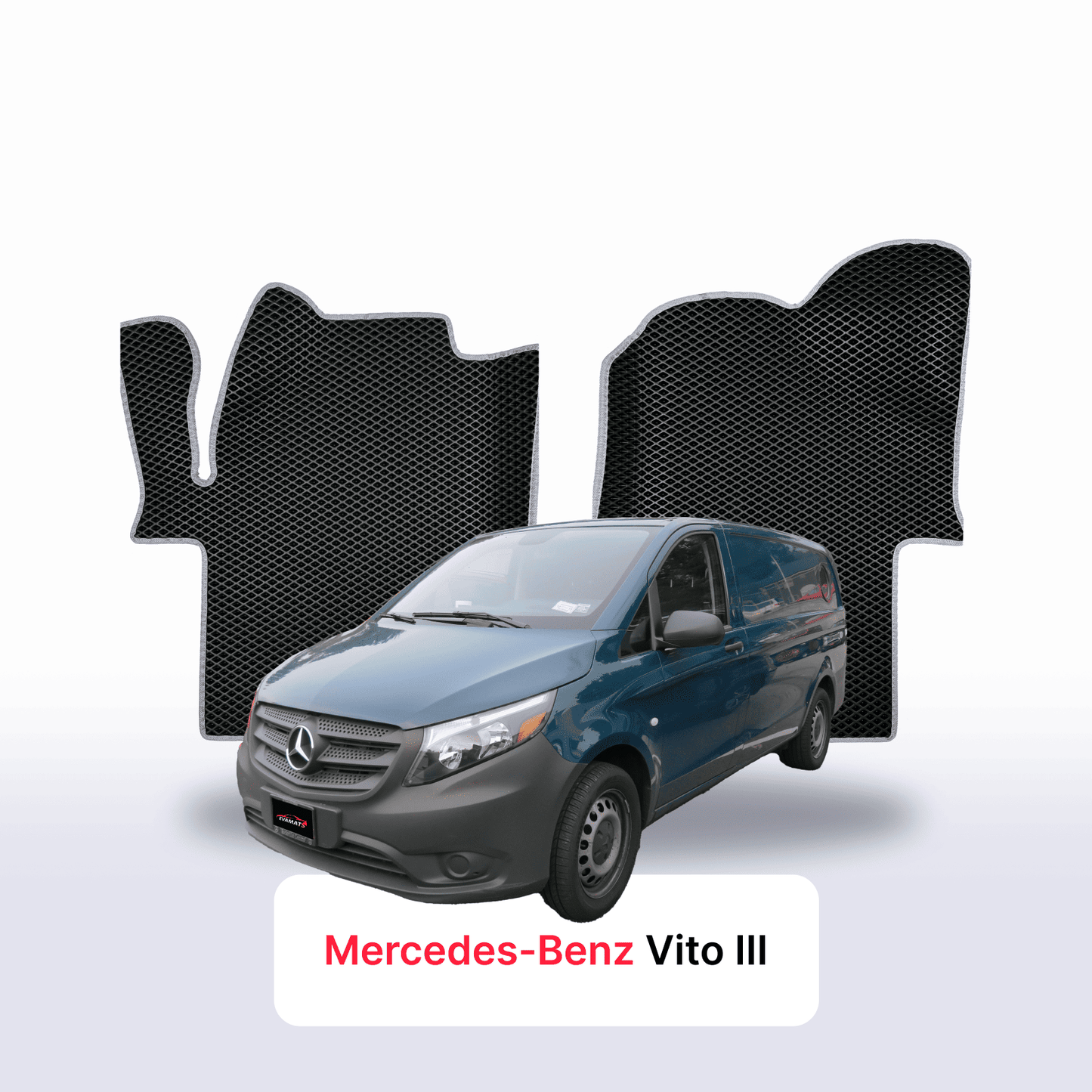 Autokoberce EVA pro Mercedes-Benz Vito 3 gen (W447) 2014-2027  r. DODÁVKA
