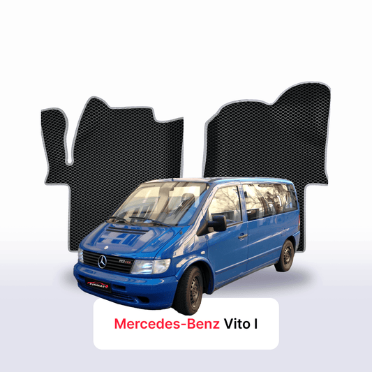 Autokoberce EVAMATS pro Mercedes-Benz Vito (W638) 1996 – 2003 rok výroby MINIVAN