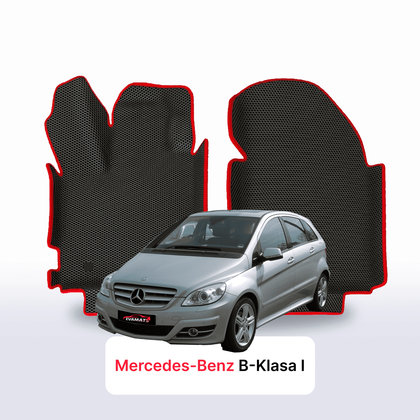 Autokoberce EVAMATS pro Mercedes-Benz B-class 1 gen (W245) 2005 – 2011 rok MINIVAN