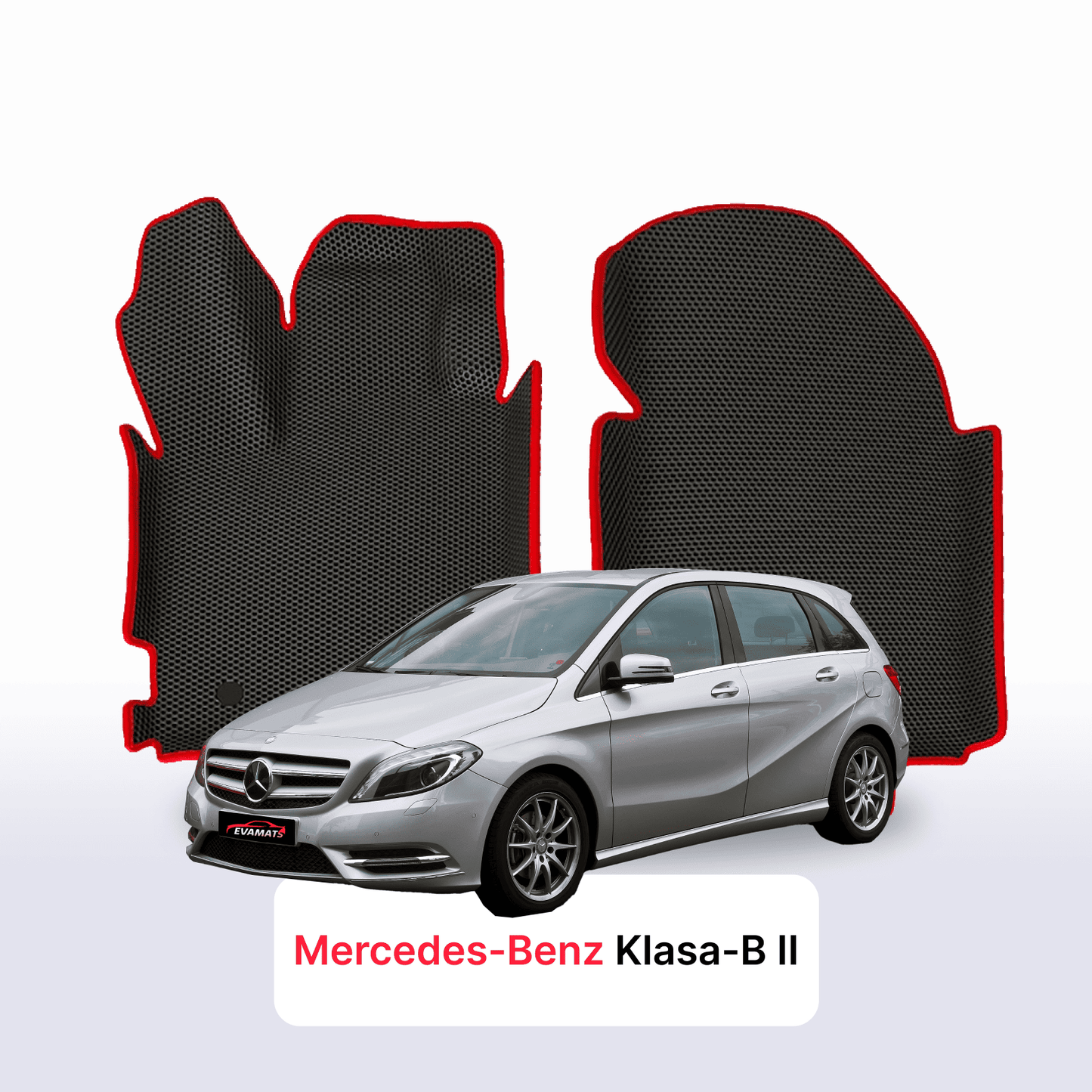 Autokoberce EVAMATS pro Mercedes-Benz B-class 2 gen (W246) 2011 – 2018 rok MINIVAN