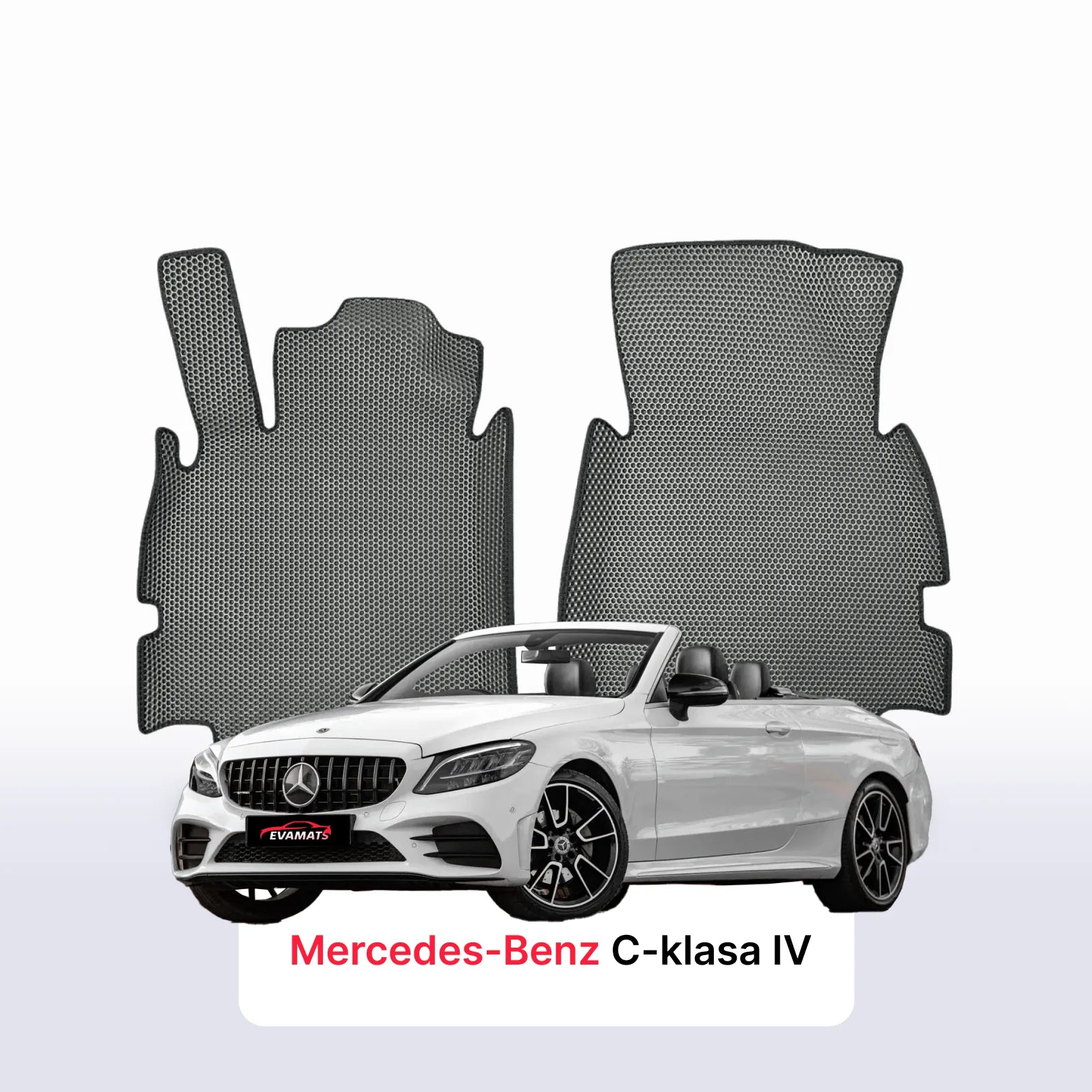 Autokoberce EVAMATS pro Mercedes-Benz C-klasa 4 gen (A205) 2014-2021 r. KABRIOLET