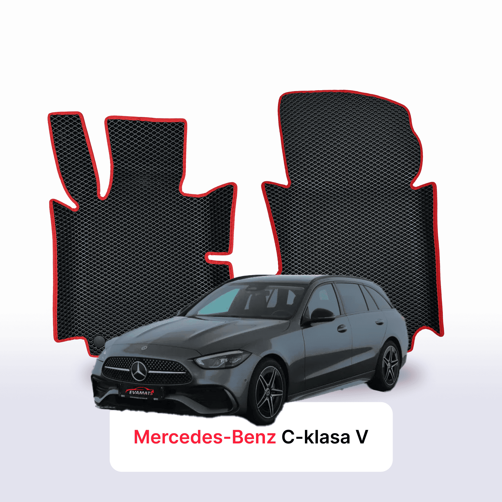 Autokoberce EVAMATS pro Mercedes-Benz C-klasa 5 gen (S206) 2021-2026 r. KOMBI