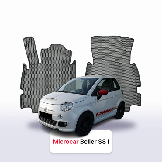 Autokoberce EVAMATS pro Microcar Belier S8 1. generace 2014-2020 hatchback 3 dveře