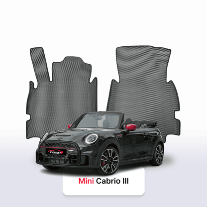 Autokoberce EVAMATS pro Mini Cabrio JCW 3 gen 2015-2025 rok CABRIO