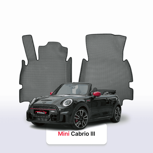 Autokoberce EVAMATS pro Mini Cabrio JCW 3 gen 2015-2025 rok CABRIO