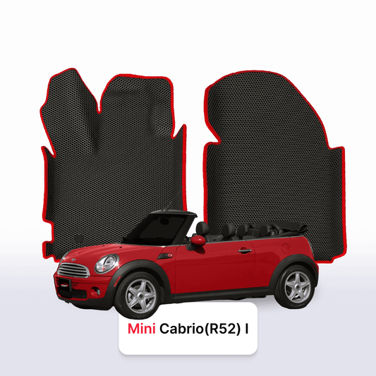 Autokoberce EVAMATS pro Mini Cabrio(R52) 1 gen 2004-2008 rok Cooper S CABRIO