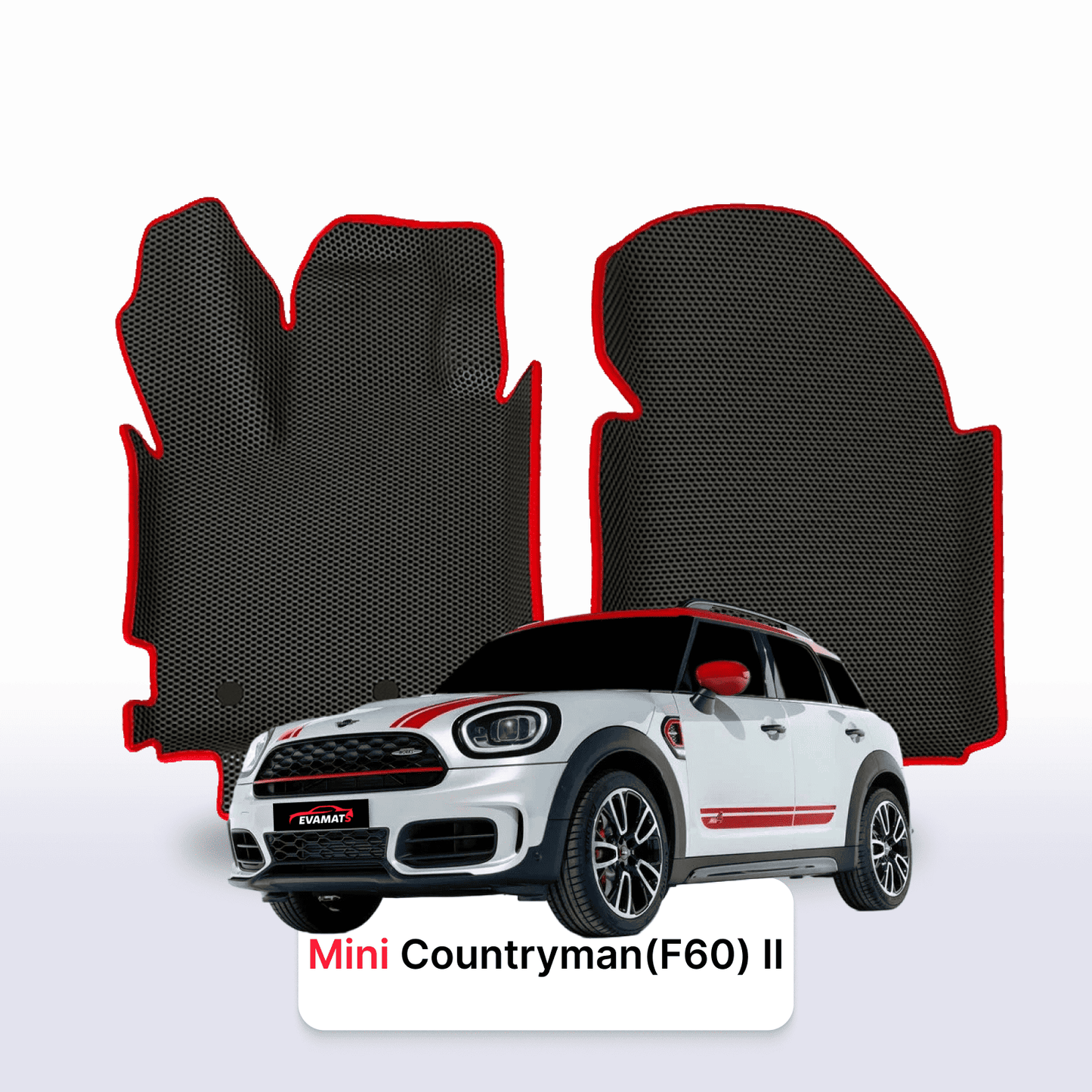Autokoberce EVAMATS pro Mini Countryman(F60) 2 gen 2016-2023 rok JCW SUV