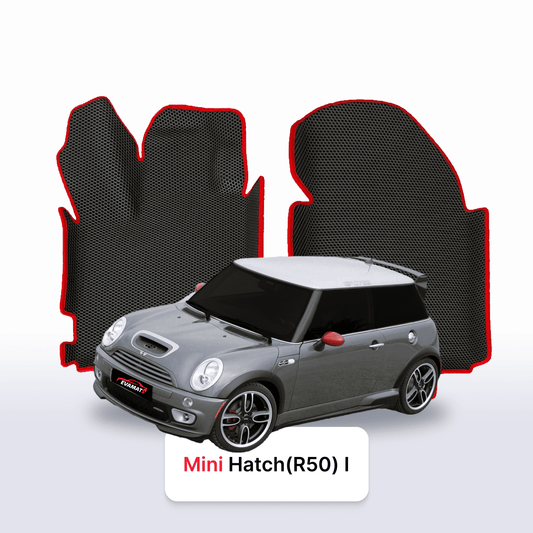 Autokoberce EVAMATS pro Mini Hatch(R50) 1 gen 2000-2006 rok JCW HATCHBACK 3dv.
