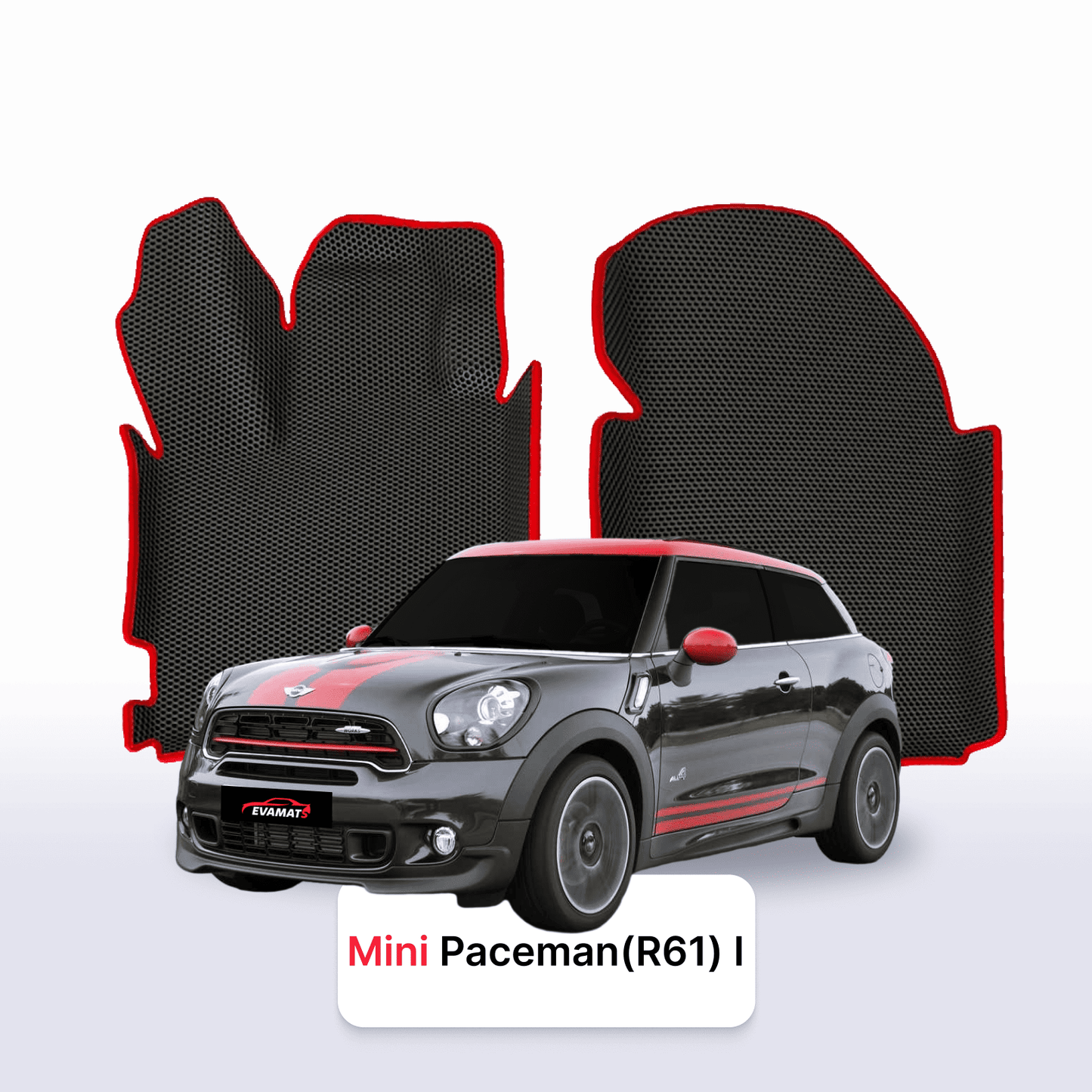 Autokoberce EVAMATS pro Mini Paceman(R61) 1 gen 2012-2016 rok HATCHBACK 3dv.