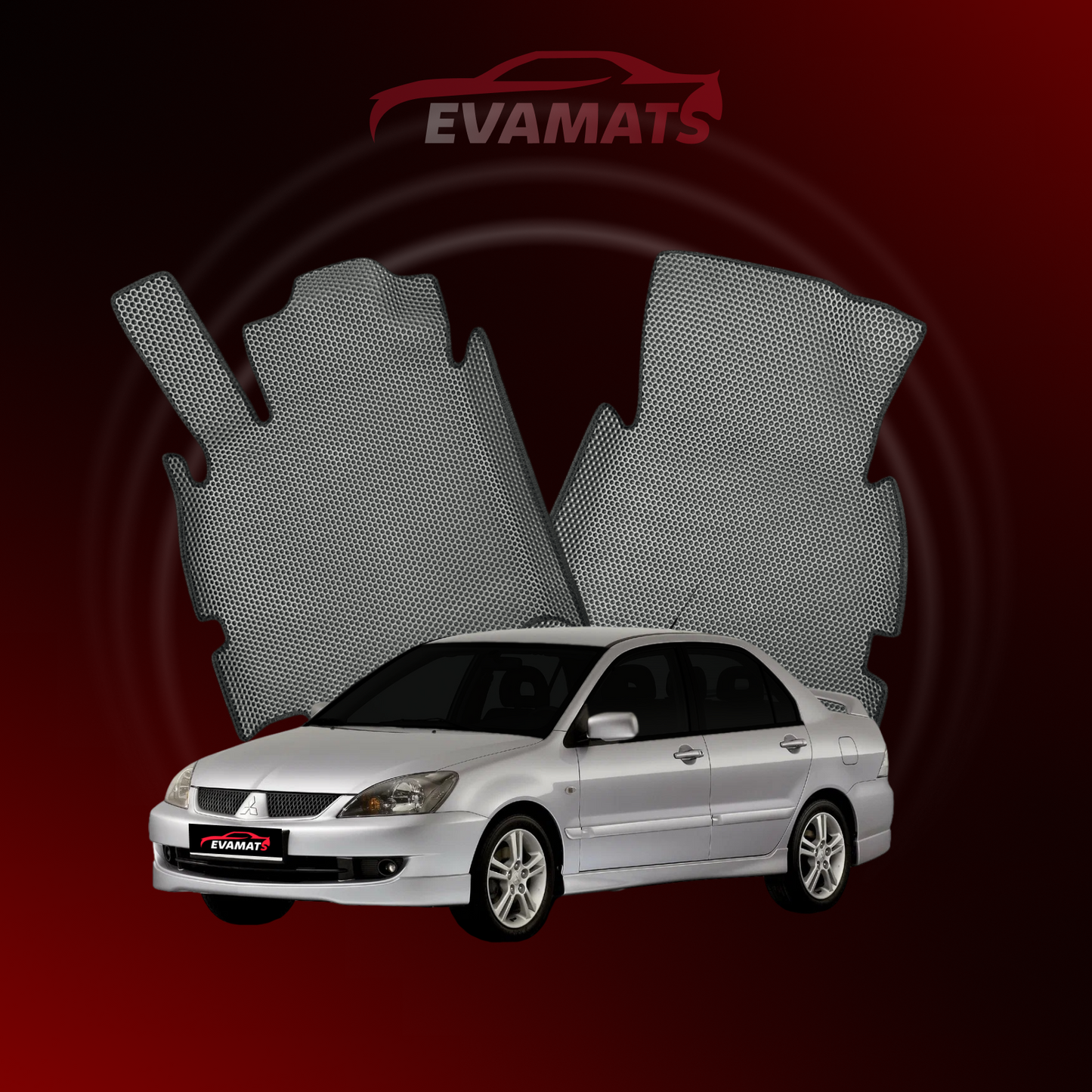 Autokoberce EVAMATS pro Mitsubishi Lancer 9 gen 2000-2010 rok SEDAN