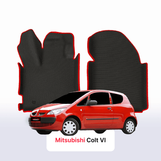 Autokoberce EVAMATS pro Mitsubishi Colt(Z30) 6 gen 2002-2012 rok HATCHBACK 3dv.