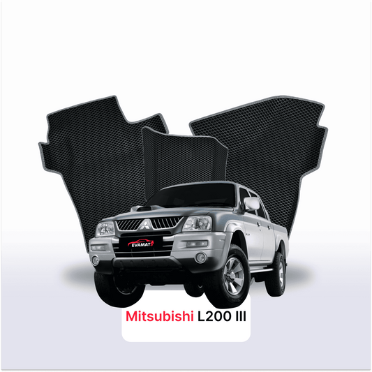 Autokoberce EVAMATS pro Mitsubishi L200 3 gen 1996-2006 rok PICK-UP dvoukabina Autokoberce EVAMATS pro Mitsubishi L200 3 gen 1996-2006 rok PICK-UP dvoukabina