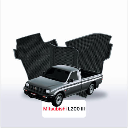 Autokoberce EVAMATS pro Mitsubishi L200 3 gen 1996-2006 rok PICK-UP jednokabinová