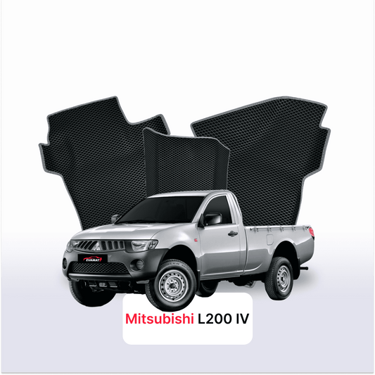 Autokoberce EVAMATS pro Mitsubishi L200 4 gen 2006-2014 rok PICK-UP jednokabinová