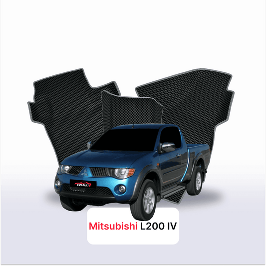 Autokoberce EVAMATS pro Mitsubishi L200 4 gen 2006-2014 rok PICK-UP jedna a půl kabina