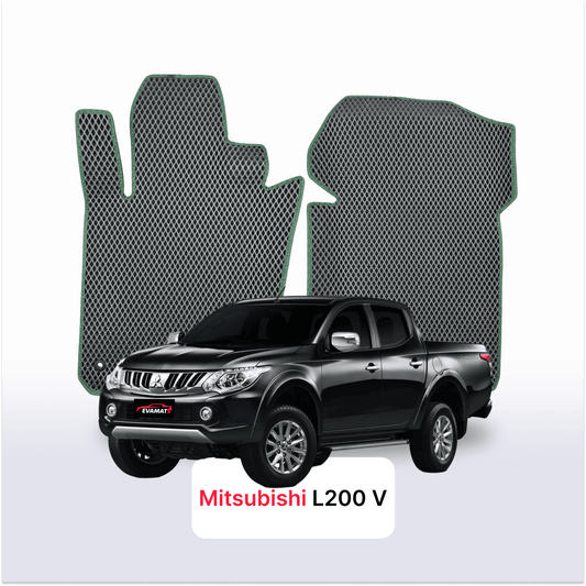 Autokoberce EVAMATS pro Mitsubishi L200 5 gen 2015-2025 rok PICK-UP dvoukabina