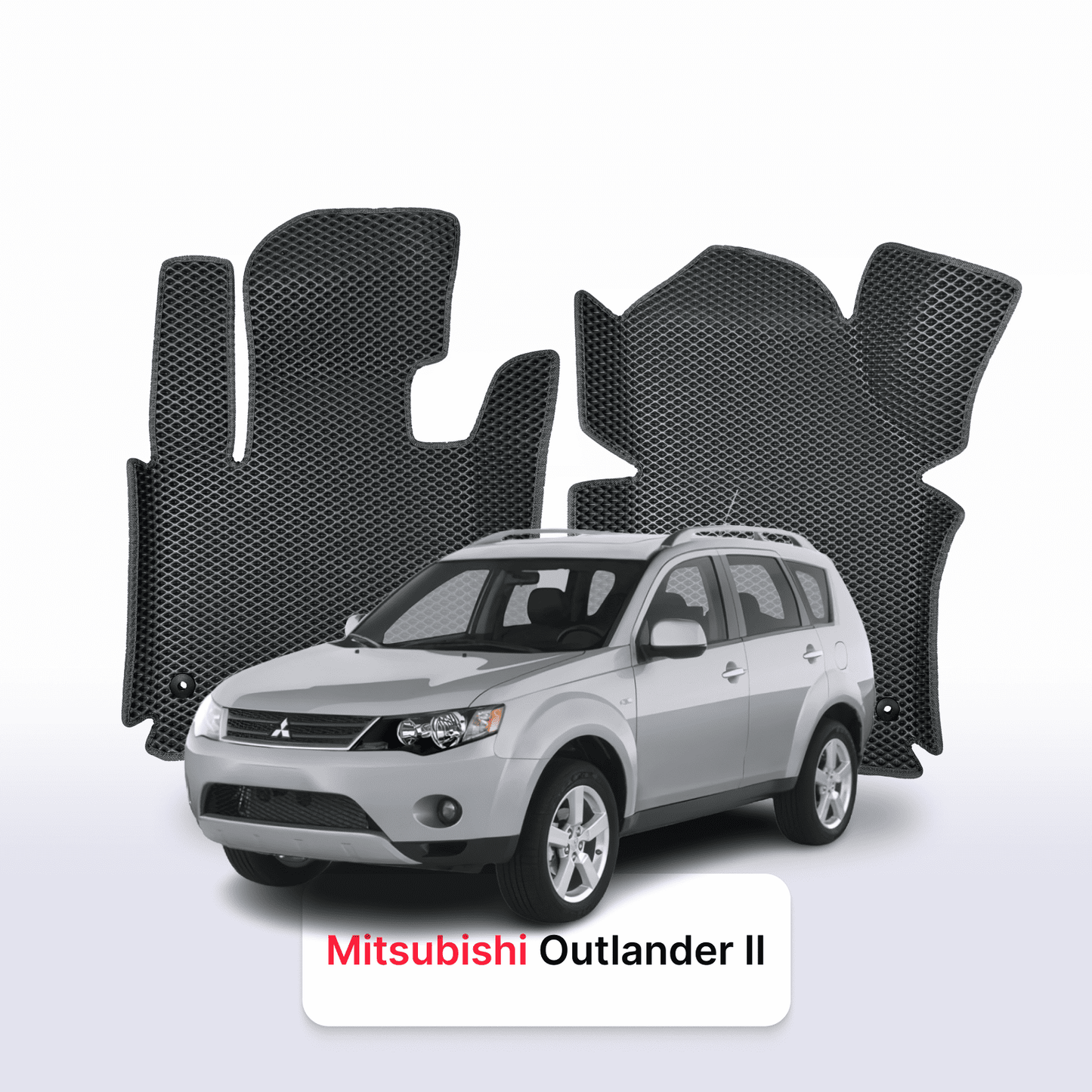 Autokoberce EVA pro Mitsubishi Outlander 2 gen 2005-2013 r. SUV