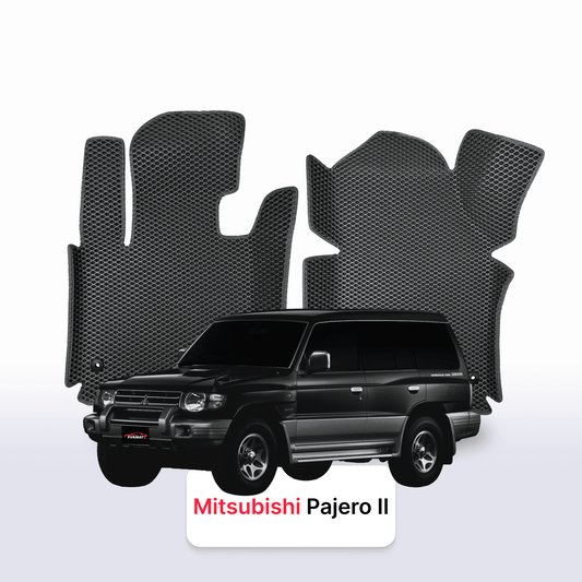 Autokoberce EVAMATS pro Mitsubishi Pajero 2 gen 1991-2004 rok SUV 7 míst