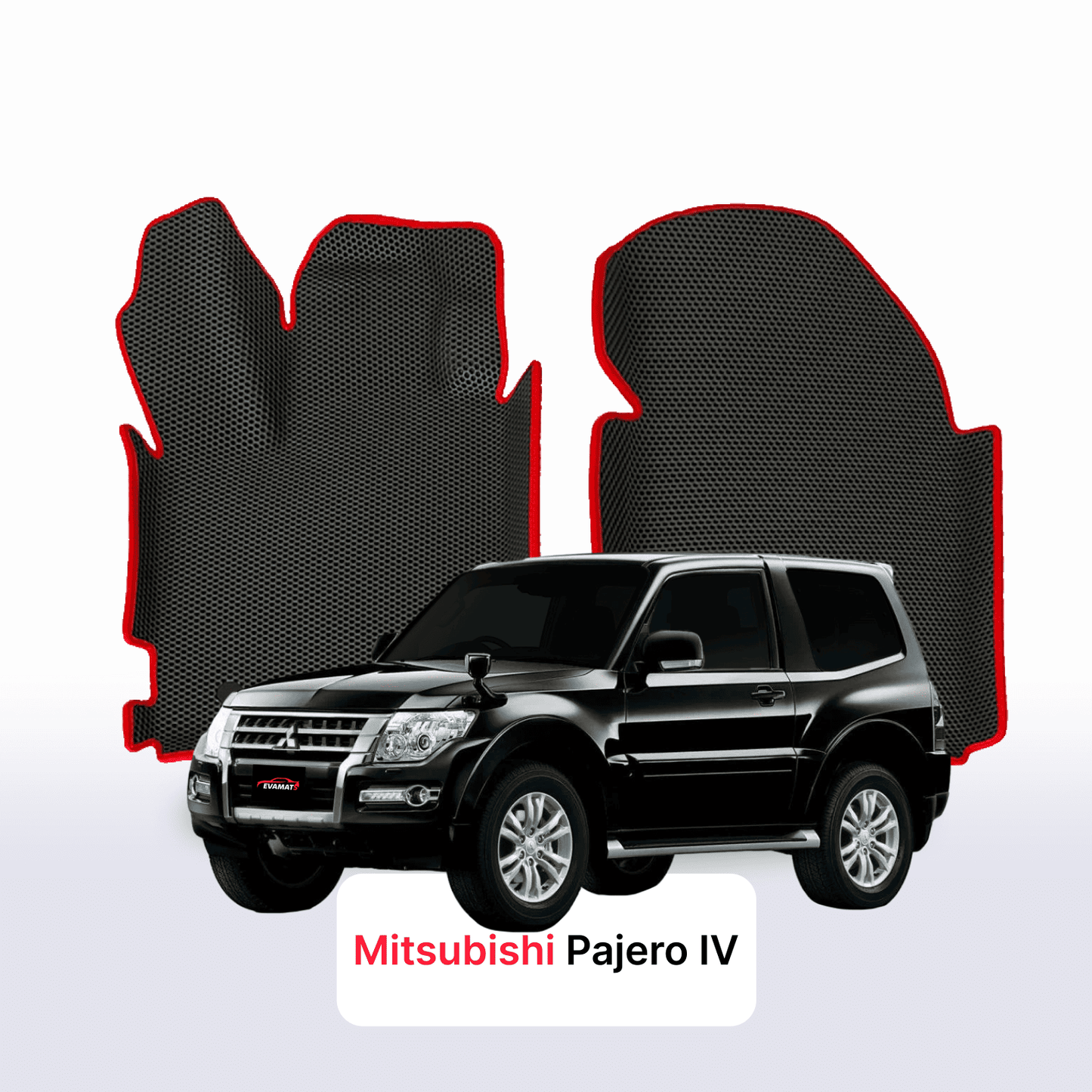 Autokoberce EVA pro Mitsubishi Pajero 4 gen 2006-2023 r. SUV 3 dveře