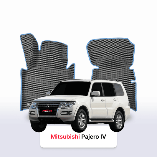 Autokoberce EVAMATS pro Mitsubishi Pajero 4 gen 2006-2023 rok SUV 7 míst