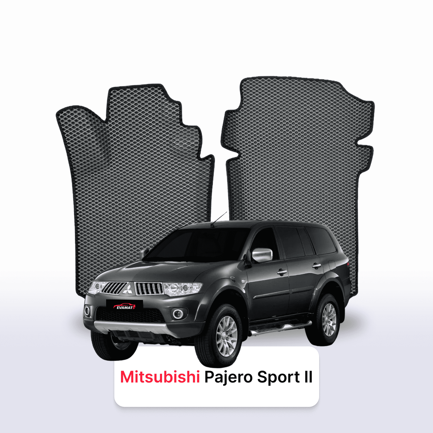 Autokoberce EVAMATS pro SUV Mitsubishi Pajero Sport 2 gen 2008-2016