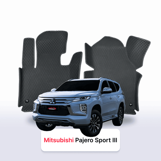 Autokoberce EVAMATS pro SUV Mitsubishi Pajero Sport 3 gen 2015-2023 Autokoberce EVAMATS pro SUV Mitsubishi Pajero Sport 3 gen 2015-2023