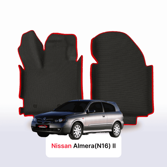 Autokoberce EVAMATS pro Nissan Almera(N16) II gen 2000-2008 rok HATCHBACK 3dv. Autokoberce EVAMATS pro Nissan Almera(N16) II gen 2000-2008 rok HATCHBACK 3dv.